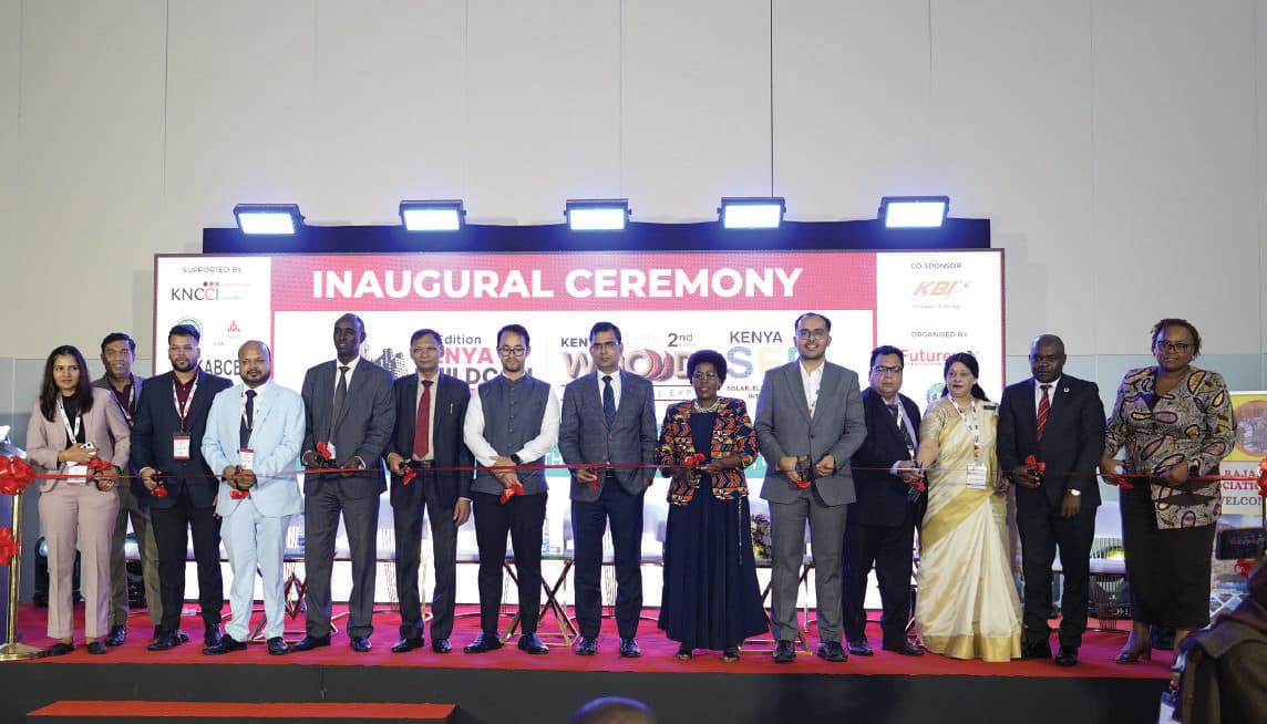 Industry leaders at the Kenya Buildcon inaugural ceremony, Nairobi